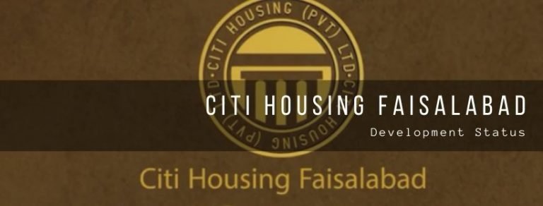 Development status of Citi Housing society fsd