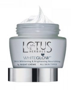 Lotus Herbals White Glow Skin Whitening and Brightening Night Cream