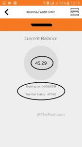 Balance Information