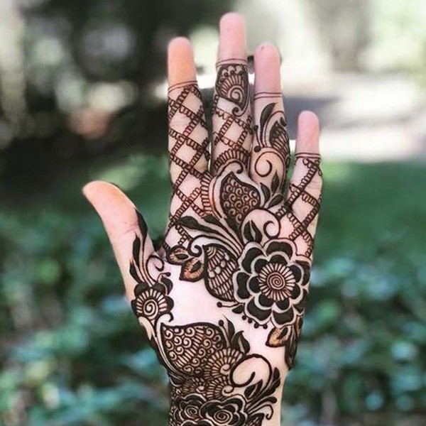 55+ Gorgeous Easy Full Palm Mehndi Designs 2023 - Bright Cures