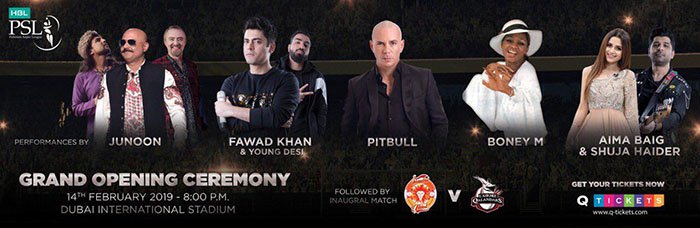Junoon and Pitbull to perform at PSL 4's opening ceremony