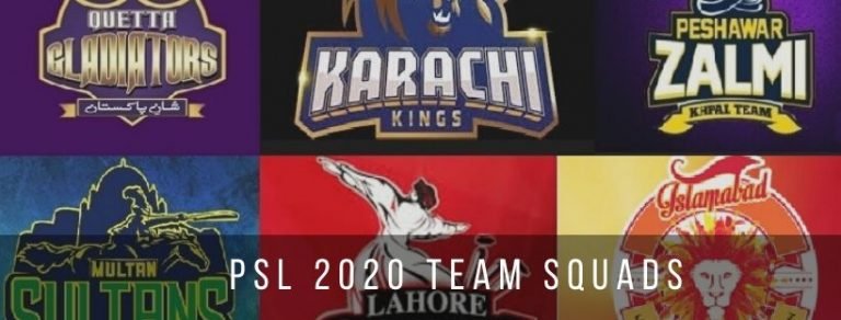 Pakistan Super League 2020 Team Squads