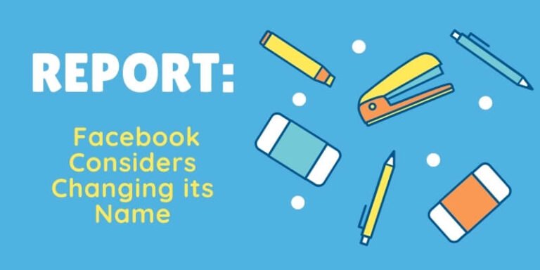 Facebook Considers Changing its Name