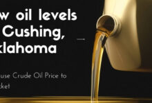 Low oil levels at Cushing, Oklahoma can cause Crude Oil Price to Skyrocket